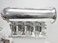 4 Port Hilborn style Upright- 3" injector  with optional  Reducers to 2-3/8" to make it EFI